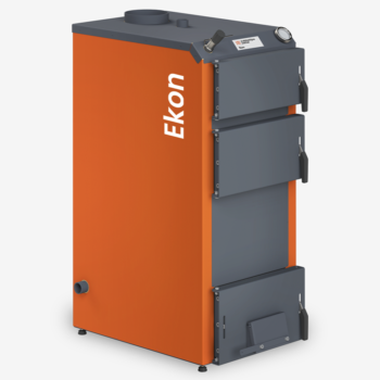 Kieto kuro katilas EKON 13kW, apatinio degimo