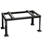 Lauko bloko laikiklis juodas, pastatomas 850x480x400mm, iki 200kg