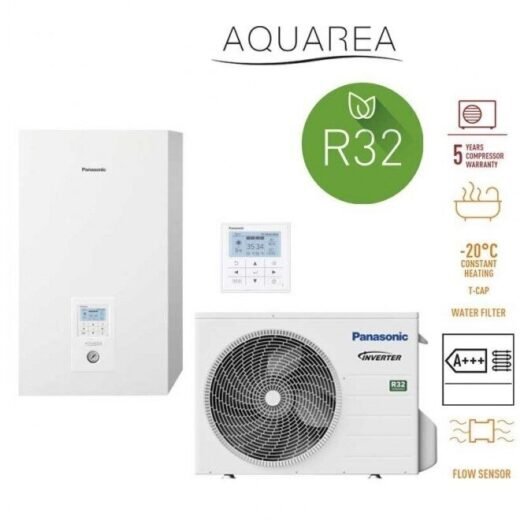Panasonic Aquarea šilumos siurblys Bi-Bloc 9kW