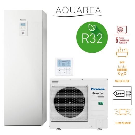 Panasonic Aquarea šilumos siurblys "viskas viename" 9kW