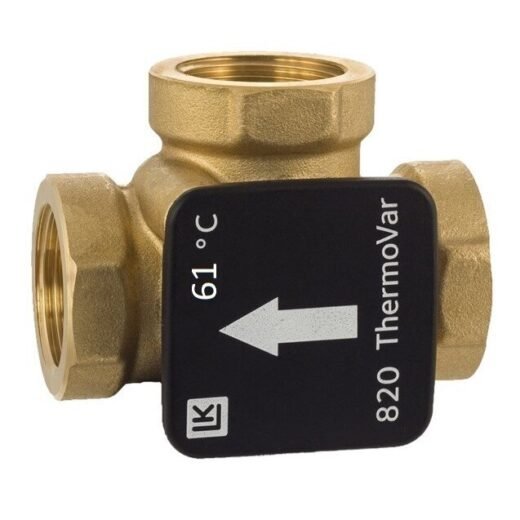 LK 820 trieigis termostatinis 61°C pamaišymo vožtuvas Dn32