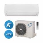 Airwell AURA HDLA-070N-09M25/YDAA-070H-09M25 efektyvus šildymas iki -15°C